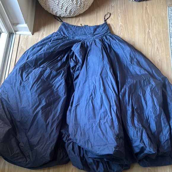 AJE. Violette ruched gathered cotton maxi skirt - Picture 2 of 5